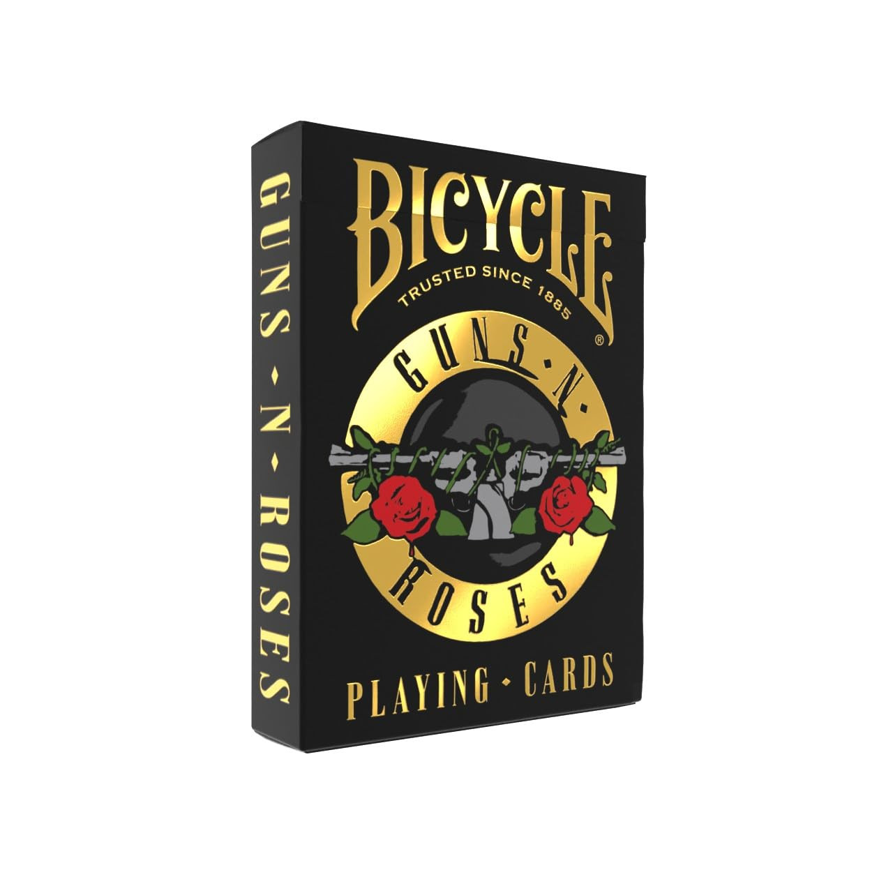 Bicycle Guns N' Roses Playing Cards, Features Iconic Guns N' Roses Band Designs, Black and Gold, ... | Amazon (US)