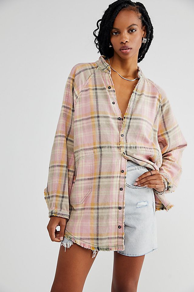 Summer Daydream Plaid Buttondown | Free People (Global - UK&FR Excluded)