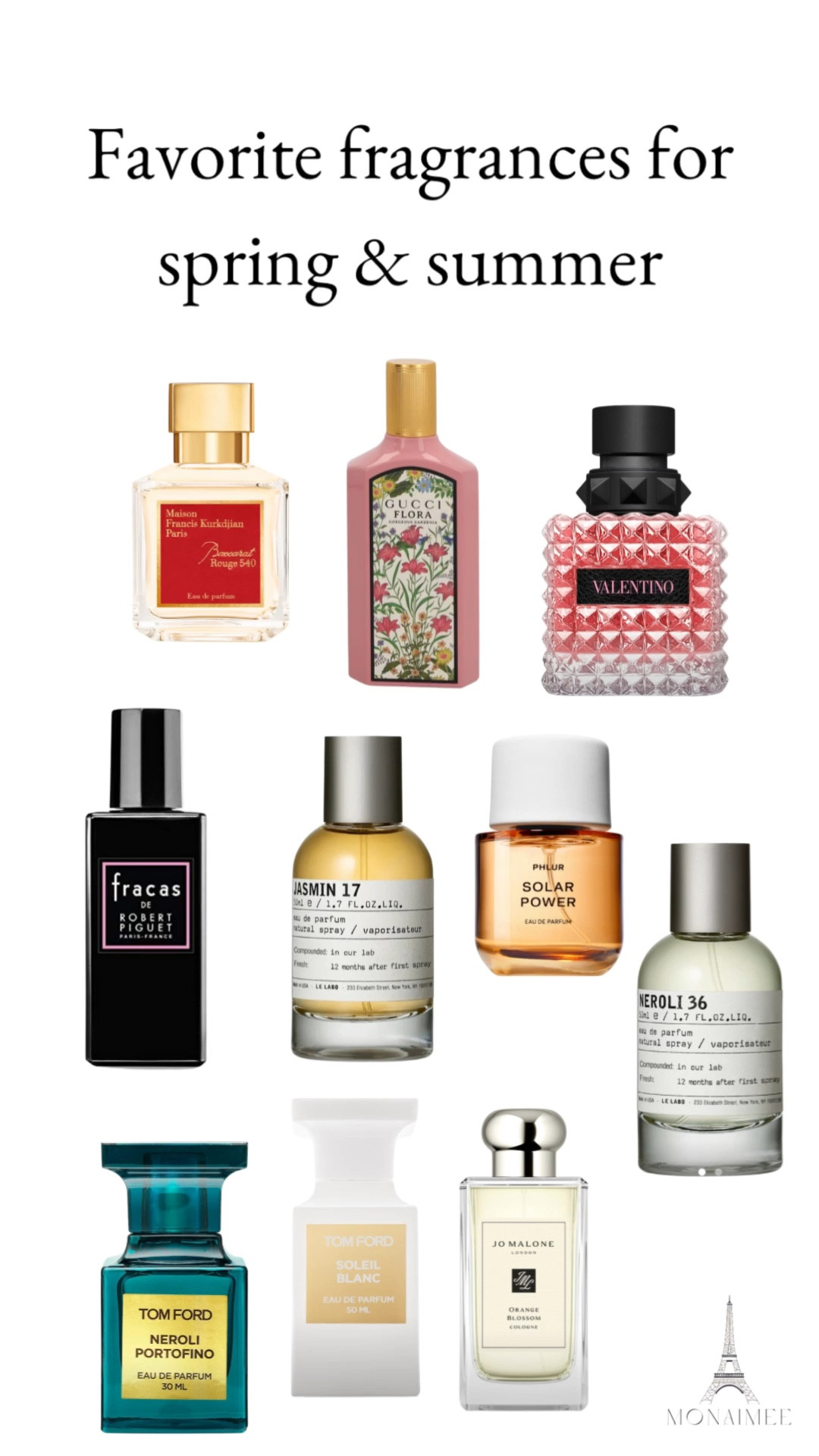 Here are some of my favorite fragrances for spring and summertime. White florals—jasmine, gardenia, orange blossom—along with some sultry spice and musky notes in a few. #fragrance #perfume #summer #neroli #gardenia #jasmine 

#LTKBeauty #LTKGiftGuide #LTKSeasonal