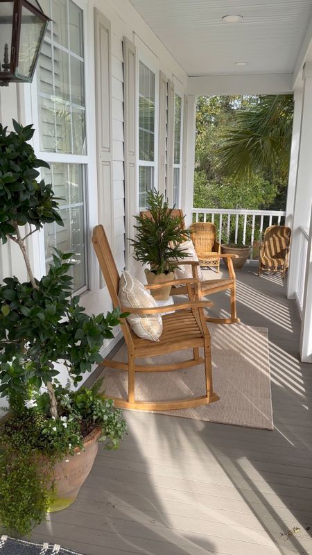 Coastal and southern front porch, several sales!

✨Save big on this dress and more at a Tuckernuck. 
✨Our teak rockers are 20% off
✨Select home on sale at Target



#LTKHoliday #LTKCyberweek #LTKhome
