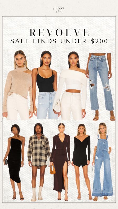 Revolve sale finds under $200 agolde jeans flannel knot dress denim overalls 

#LTKsalealert #LTKfindsunder50 #LTKfindsunder100