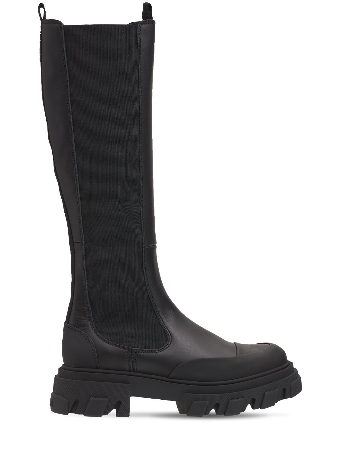 50mm Tall Leather Chelsea Combat Boots | Luisaviaroma