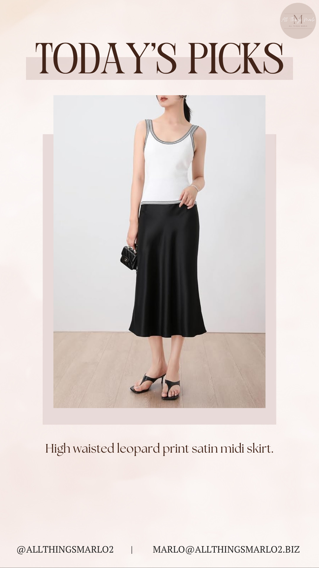 High waisted leopard print satin midi skirt. 

 #LTKSeasonal #LTKWorkwear #LTKTravel