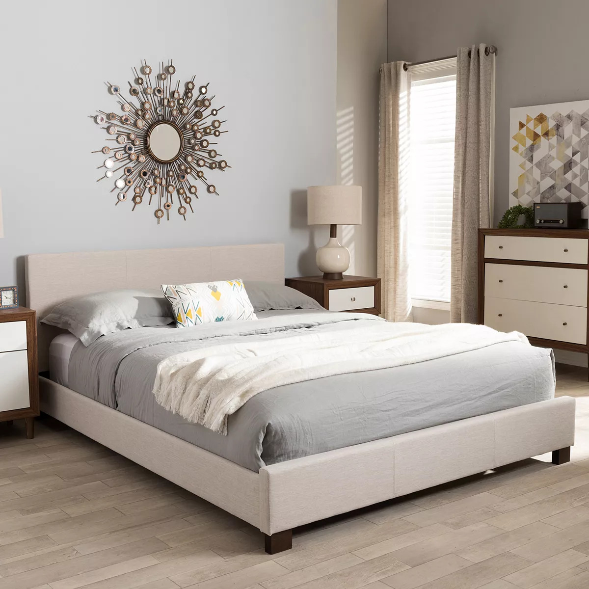 Baxton Studio Elizabeth Contemporary Platform Bed | Kohl's