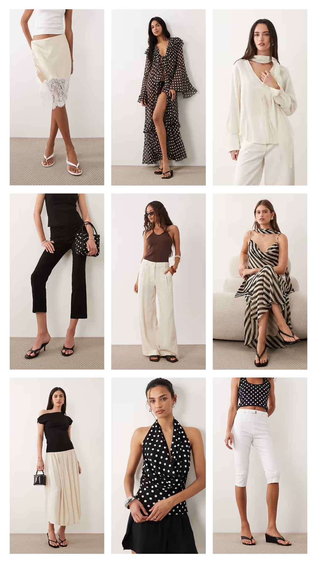 ASOS New In for Spring / Summer. Satin skirts, capri pants and polka dots are everywhere at the moment! Going out date night tops, holiday evening wear and elevated spring basics for workwear and casual 

 

#LTKspring #LTKsummer #LTKstyletip