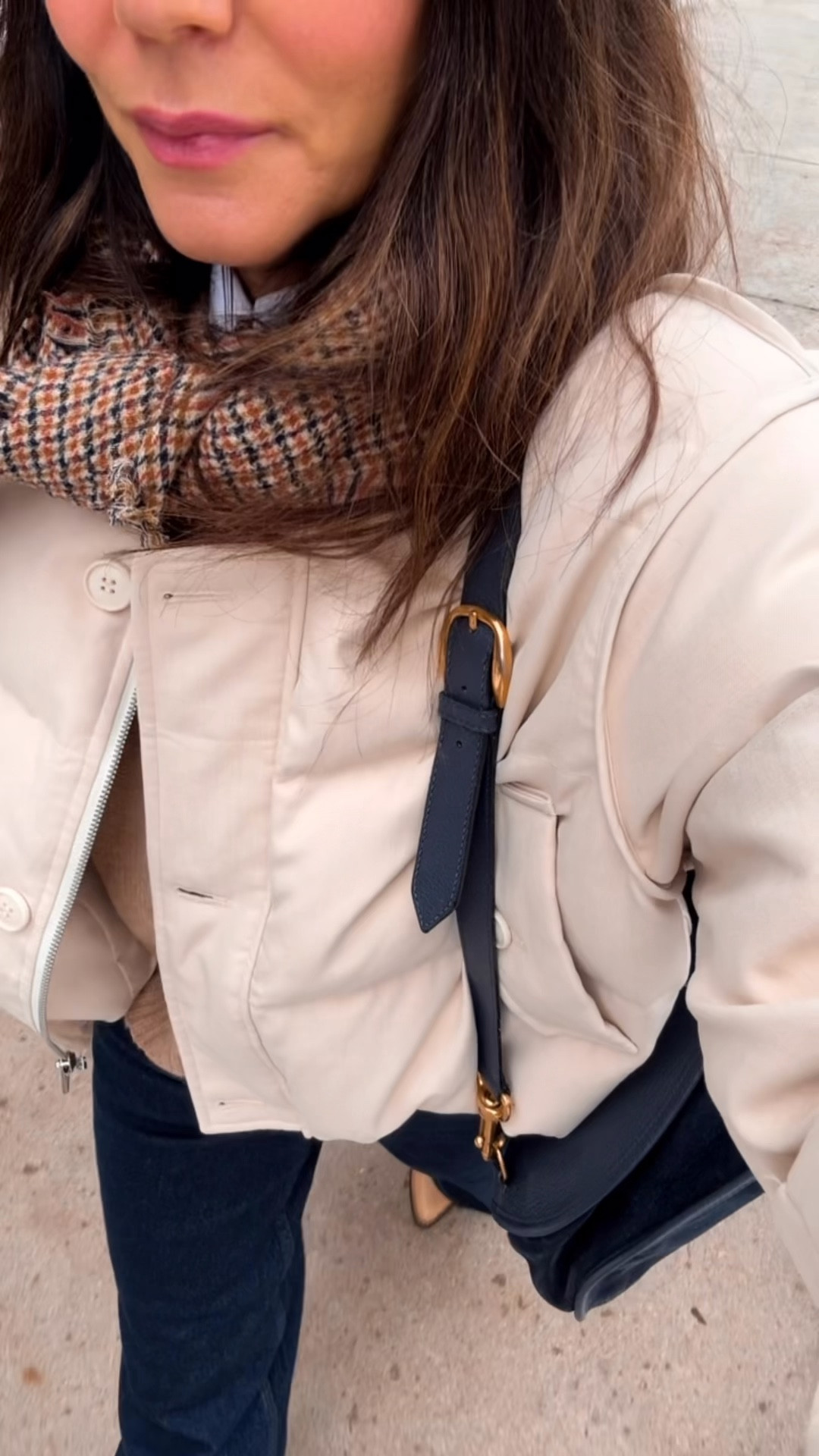 Wearing the Selfwho 2 in 1 down jacket without the vest - wearing medium but size down as it’s oversized ❤️ 
Spanx wide leg jeans are so flattering! TTS 

#LTKBeauty #LTKootd #LTKWorkwear