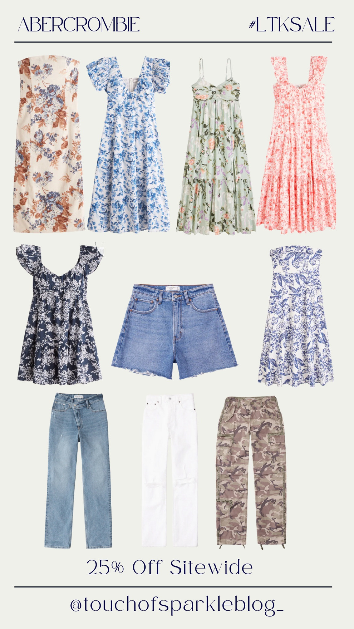 LTK Sale is Here!!! 

Abercrombie has 25% off sitewide! 

#LTKsalealert #LTKstyletip #LTKSale