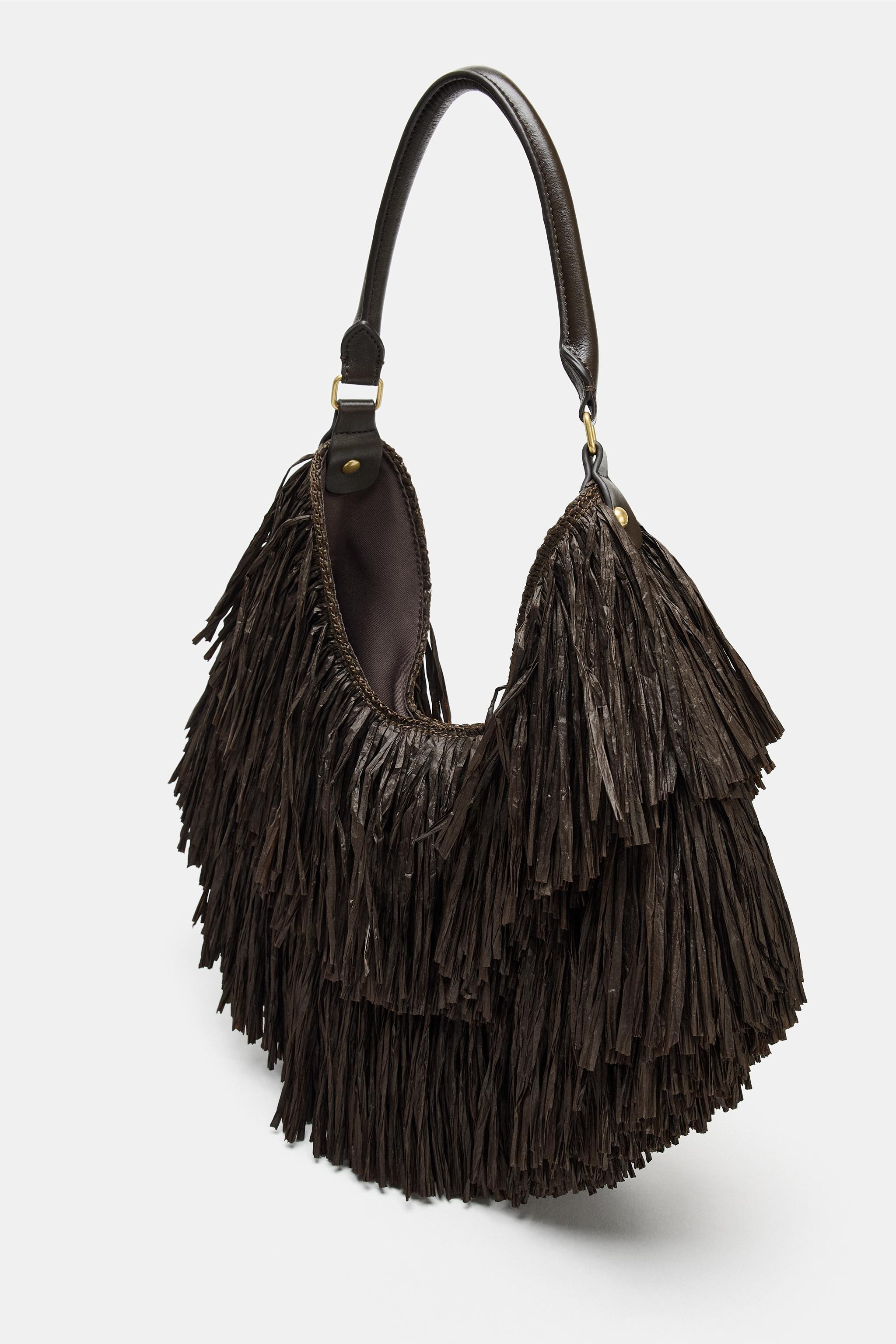FRINGE TOTE BAG | Zara US
