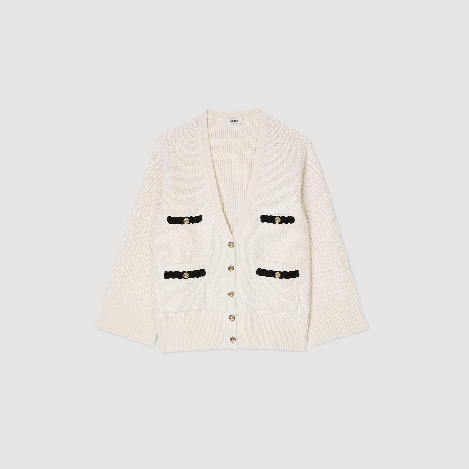 Long wool cardigan | Sandro US | Sandro-Paris US