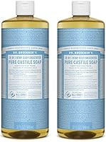 Dr. Bronner's Pure-Castile Liquid Soap Value Pack - Baby Unscented 32oz. (2 Pack) | Amazon (US)