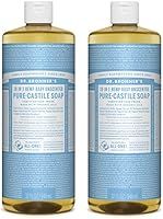 Dr. Bronner's Pure-Castile Liquid Soap Value Pack - Baby Unscented 32oz. (2 Pack) | Amazon (US)