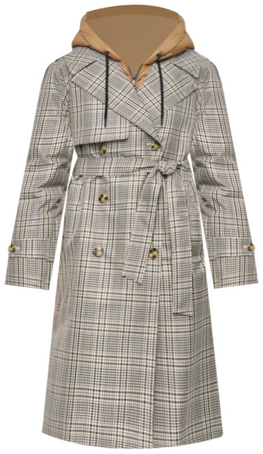 DKNY Jeans Women's Mixed-Media Puffer Trench Coat - Macy's | Macy's