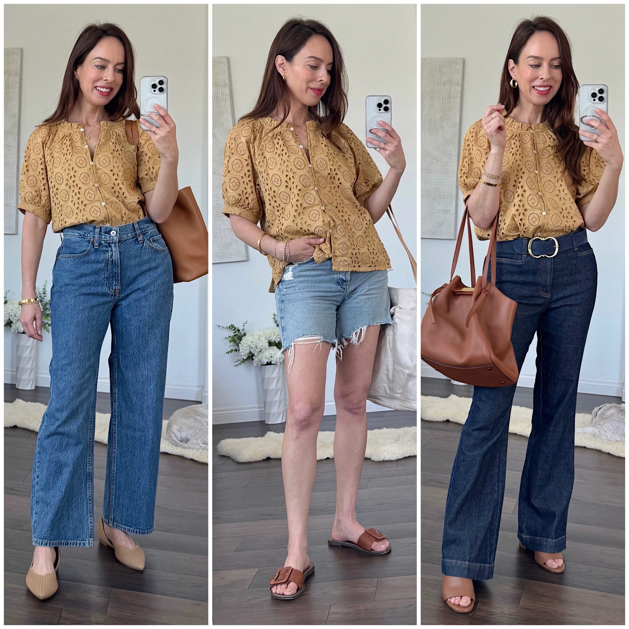 3 ways to wear (wearing a size S in the top) 

#LTKPetite #LTKOver40 #LTKStyleTip