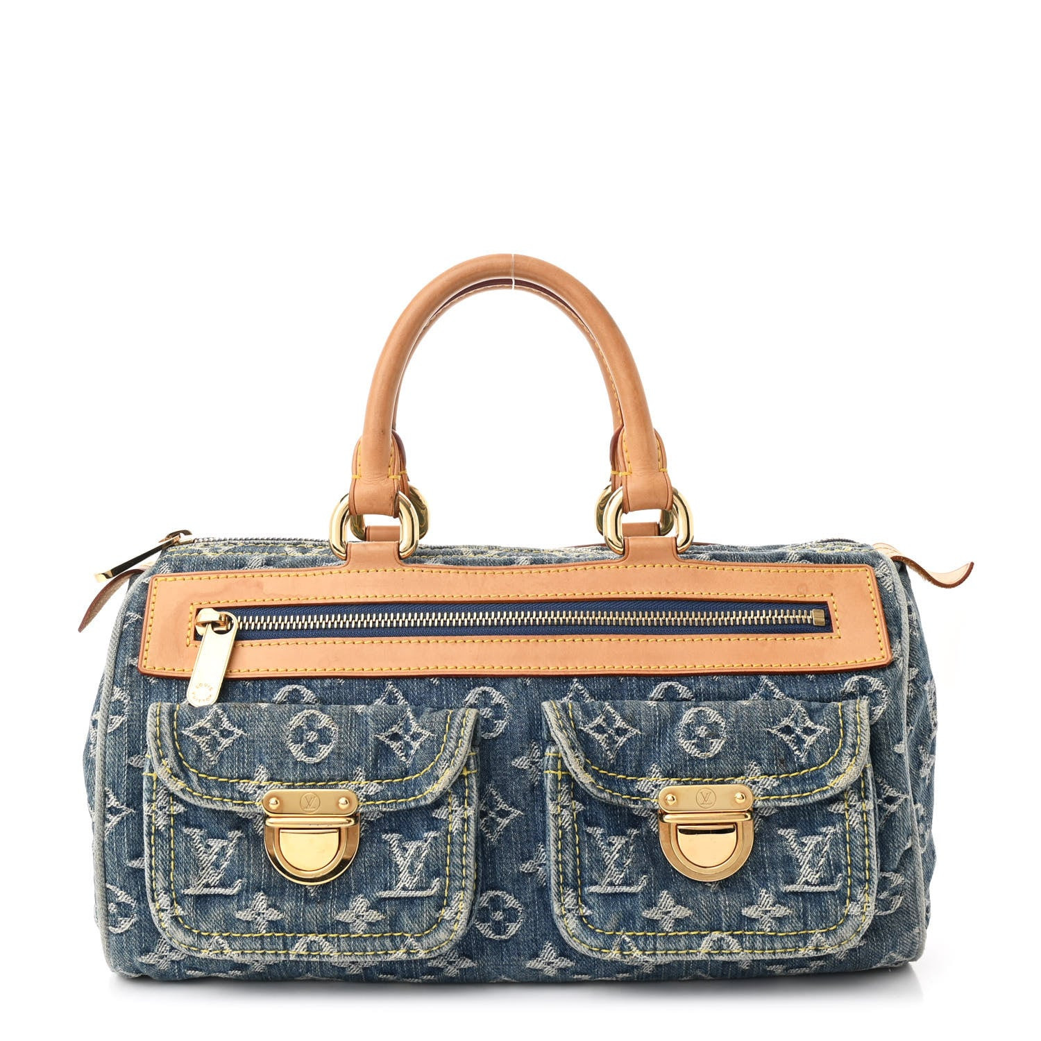 Monogram Denim Neo Speedy Blue | FASHIONPHILE (US)