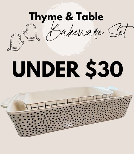 This set is  ✨ GORGEOUS ✨and under $30!! #walmart .#thyme&table #under$30 #bakeware #kitchen #forthehome

#LTKfindsunder50 #LTKGiftGuide #LTKU
