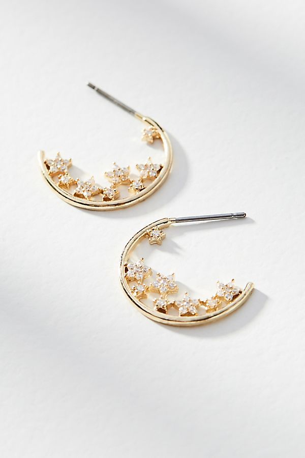 Shining Star Hoop Earrings | Anthropologie (US)