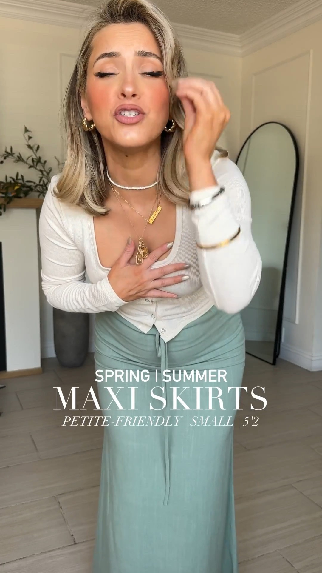 Wearing a SMALL on all maxi skirts! 



#LTKPetite #LTKootd #LTKgrwm