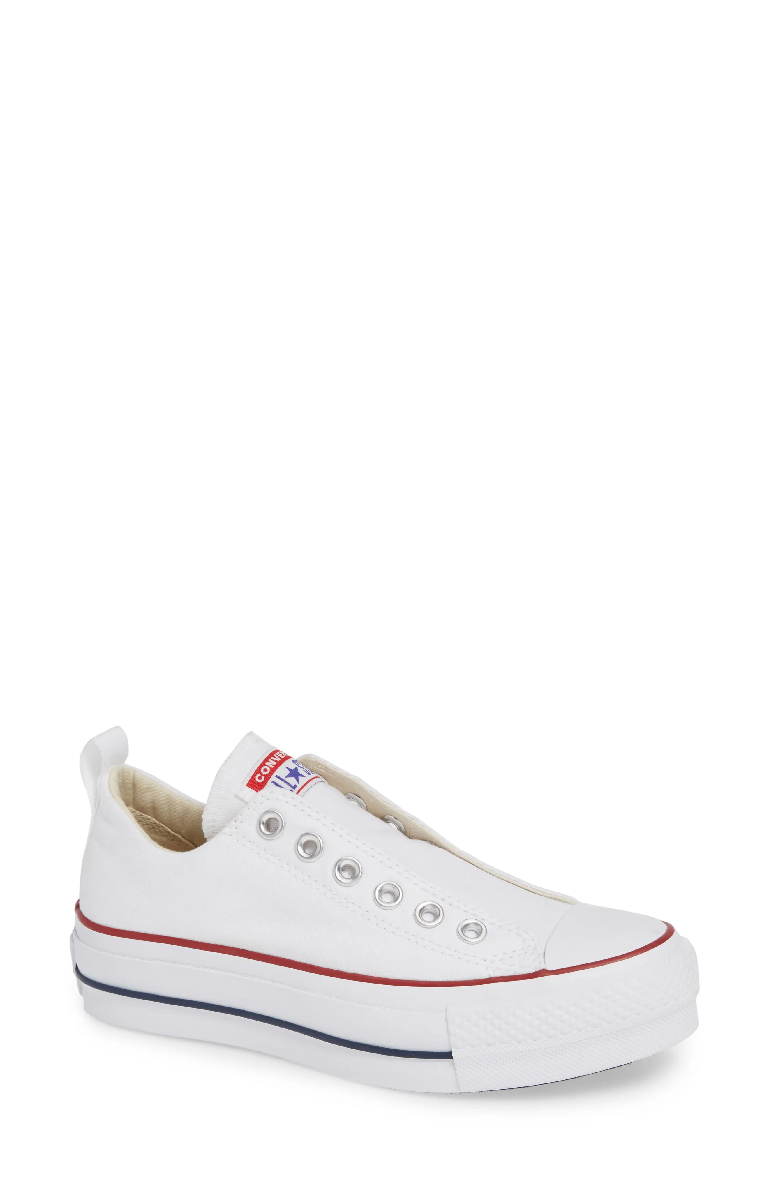 Women's Converse Chuck Taylor All Star Low Top Sneaker, Size 5 M - White | Nordstrom