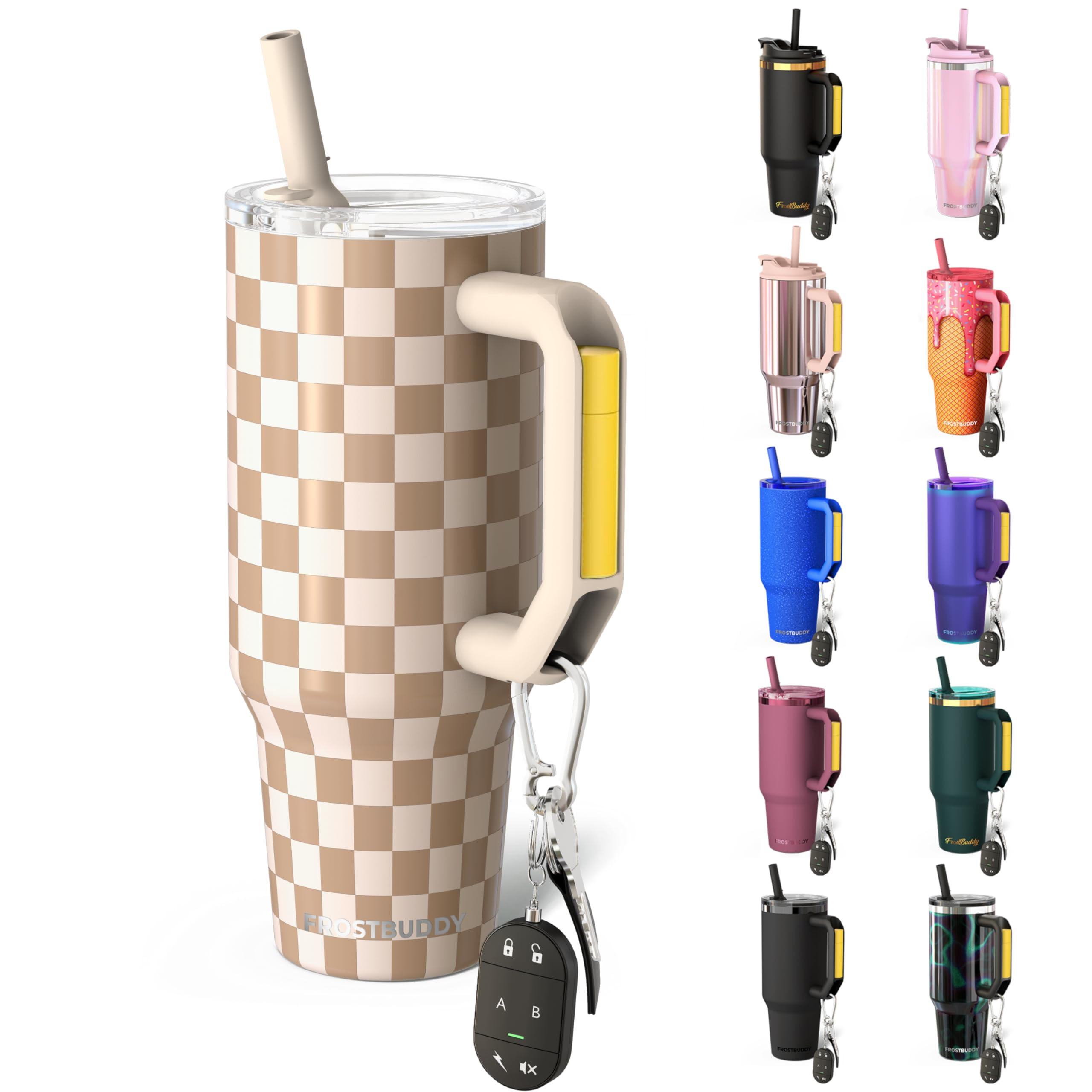 Frost Buddy Thicc Buddy - 40 oz Stainless Steel Vacuum Insulated Tumbler with Lid and Straw for W... | Amazon (US)