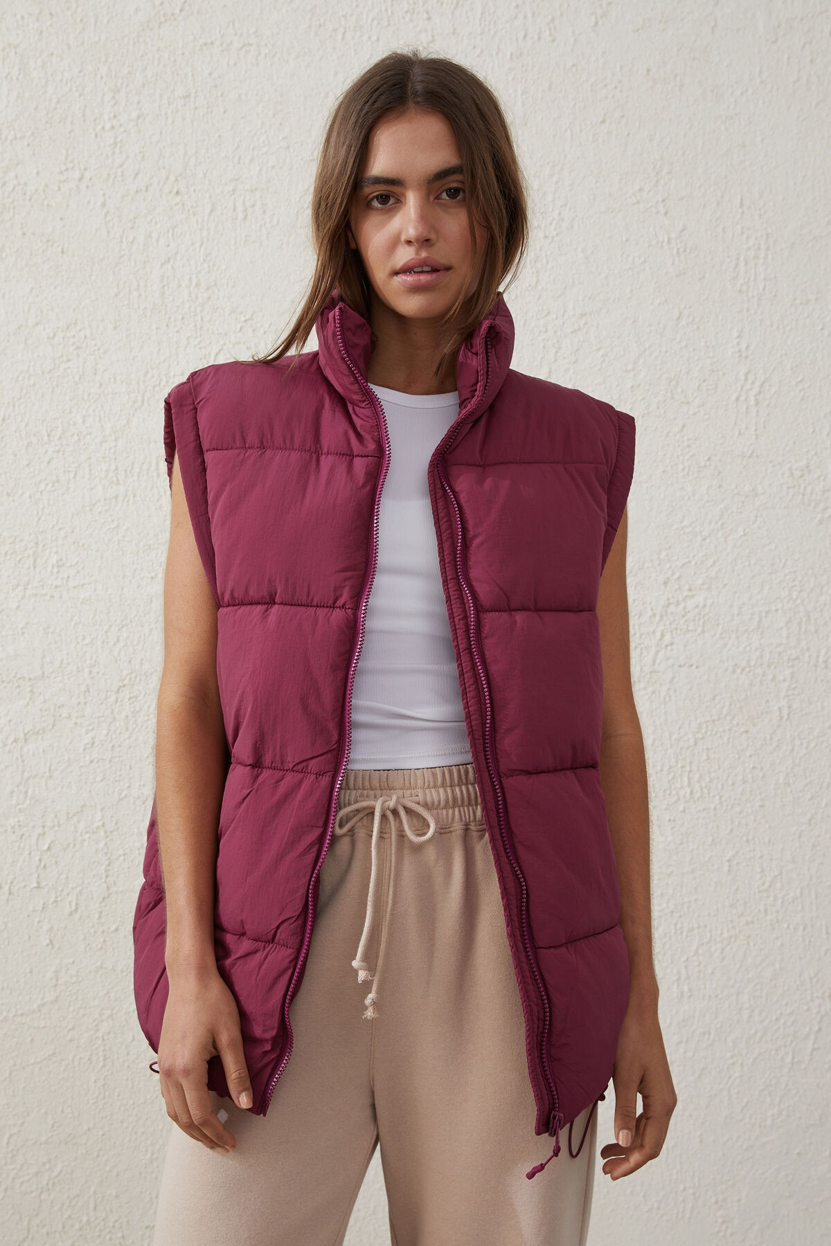 The Recycled Mother Puffer Vest | Cotton On (US)