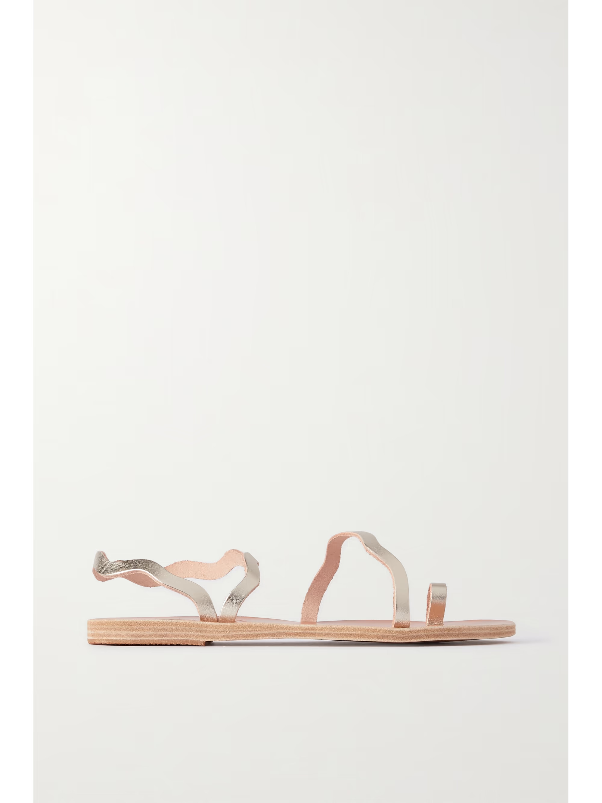 Elafonisos metallic leather sandals | NET-A-PORTER (US)