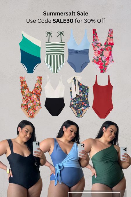 Summersalt is having a summer sale tor 30% off site wide with code SALE30 😍 Size Inclusive Swimwear | Midsize Swimsuit | One Piece Swimsuit | Plus Size Swimsuit | Swimwear Sale

#LTKswim #LTKsalealert #LTKcurves