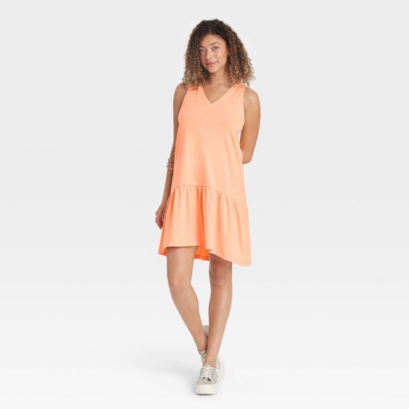 Women's Sleeveless Hem Knit Dress - A New Day™ | Target