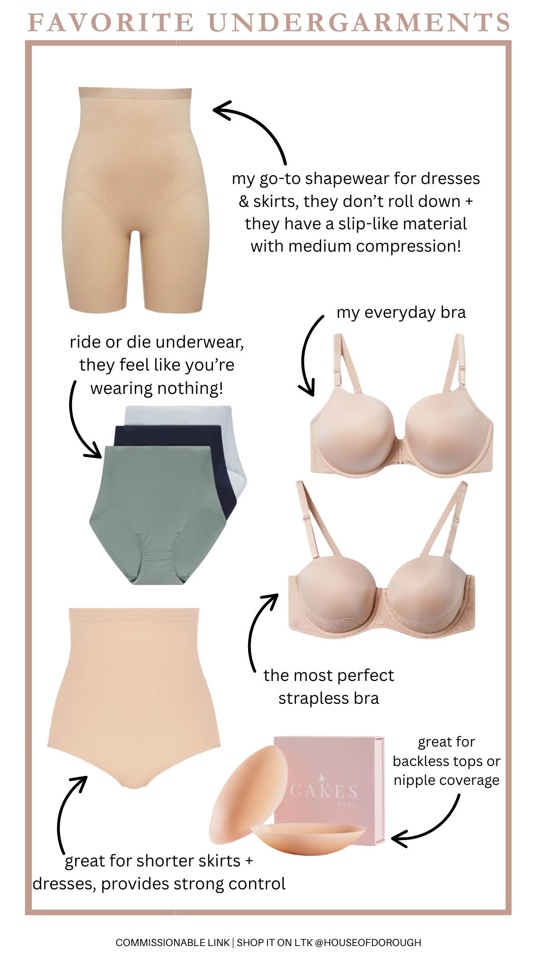 My favorite undergarments! I wear a 3X in all shapewear, size up in those! Also, use my discount code ASHLEYDXSPANX sitewide!


Plus size fashion, undergarments, shapewear, everyday outfit ideas, spanx finds, everyday bra

#LTKPlusSize #LTKMidsize