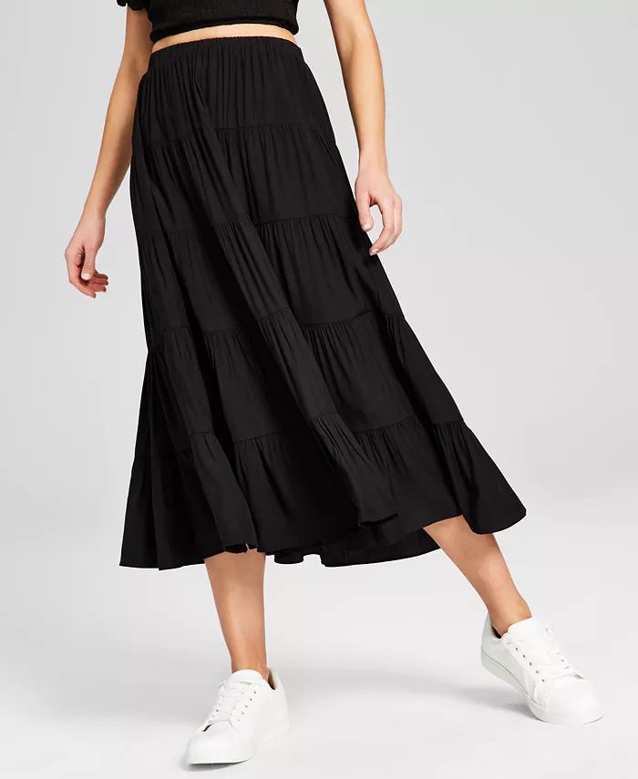 Women's Pull-On Maxi Skirt | Macy's