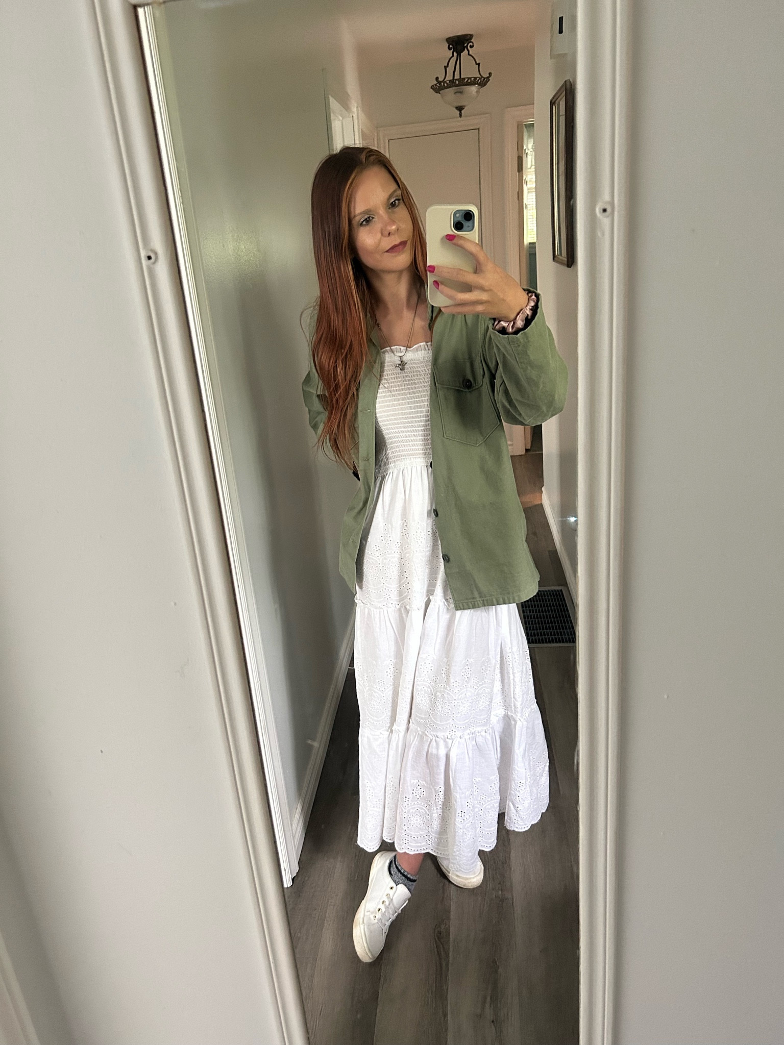 Had fun styling this chic white dress with casual accessories!

#LTKunder100 #LTKeurope #LTKSeasonal