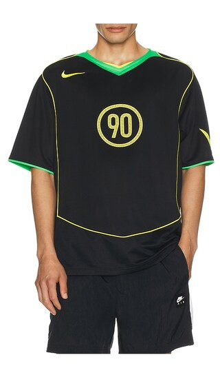 Nike Total 90 Soccer Jersey in Black. - size M | Revolve Clothing (Global)
