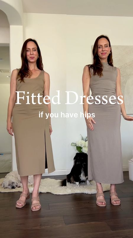 Dress Dos: wearing xs in both beige & blue 💛

Uncomfortable wearing fitted dresses because of your hips? You’re not alone 🙋🏻‍♀️

Here are two tried and true style tips, no shapewear needed:

💛  Look for dresses with ruching on the sides

💛 Go for dresses that are fitted on top and flow out into an A-line shape


#LTKstyletip