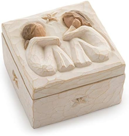 Willow Tree Friendship, Sculpted Hand-Painted Keepsake Box 3 x 3 x 2 inches | Amazon (US)