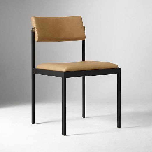 Freeman Leather Pivot Dining Chair | West Elm (US)
