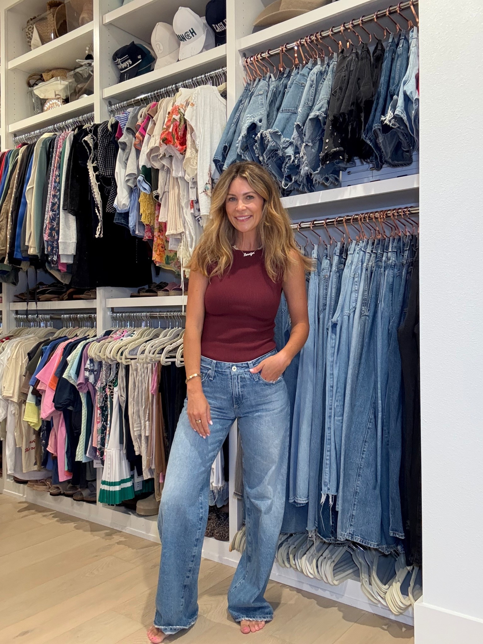 Almost 40 millennial and it’s time to update my jeans! 👖 

These are the Adria AG jeans. They are low rise with a shorter inseam. I wear my true size 25 in these! These are my most worn! 

#LTKStyleTip #LTKSaleAlert #LTKPetite