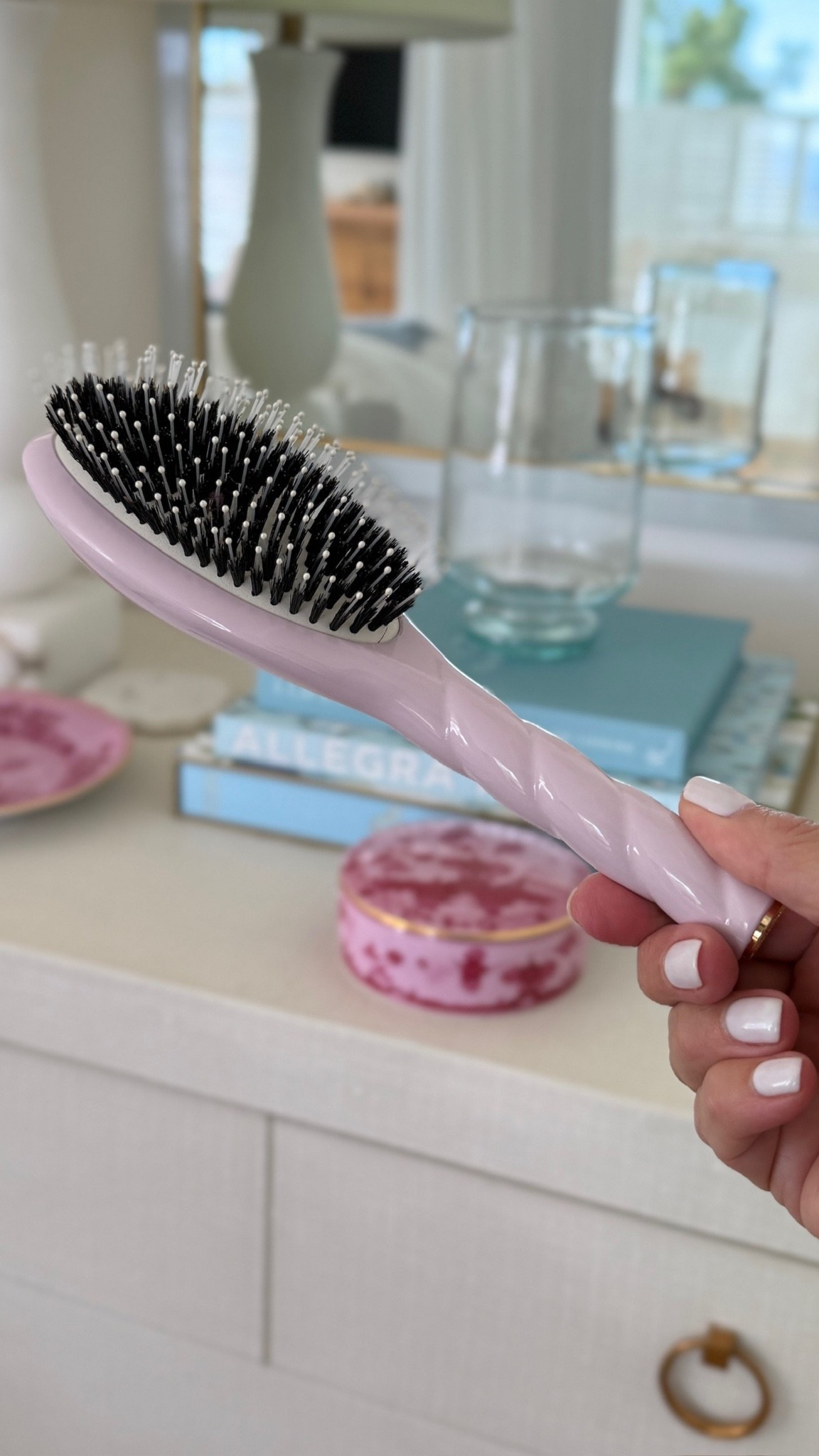 I thought a brush was just a brush until I tried this one made in France! Not only is it pretty, but it feels soooo good on your scalp and leaves your hair so smooth✨💗

#LTKmorningroutine #LTKselfcare #LTKOver40