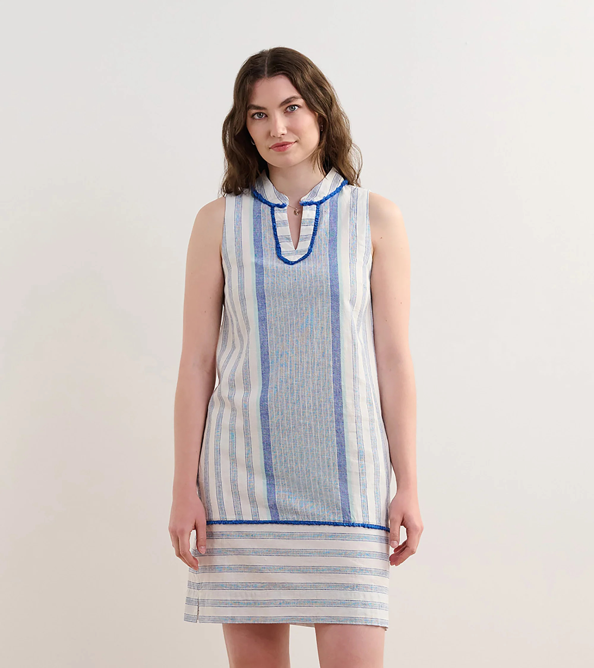 Marin Shift Dress - Blue Stripes | Hatley