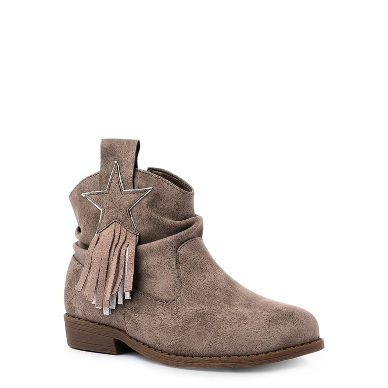 Wonder Nation Toddler Girls Fashion Cowboy Boot, Sizes 7-12 | Walmart (US)