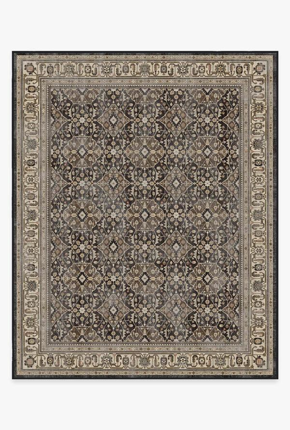 Alessia Dark Wood Rug | Ruggable
