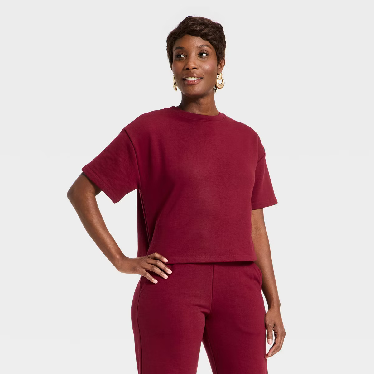 Women's French Terry T-Shirt - A New Day™ | Target