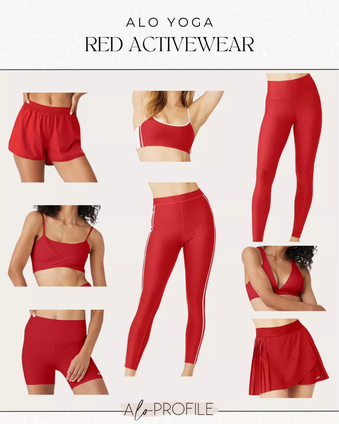 Alo Yoga Women's Red Fashion on Sale