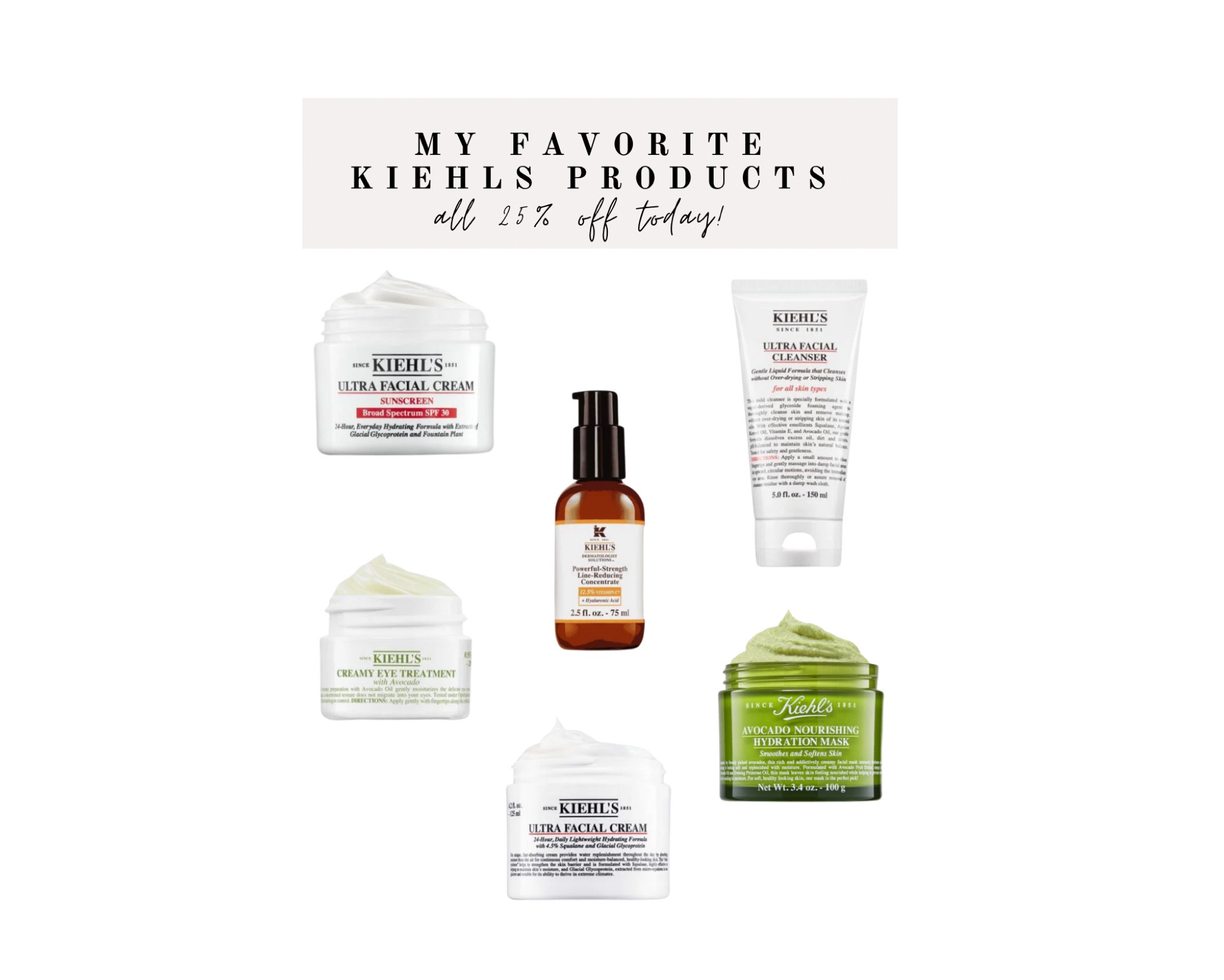 Kiehls skincare is still 25% off today!

#LTKsalealert #LTKunder50 #LTKbeauty