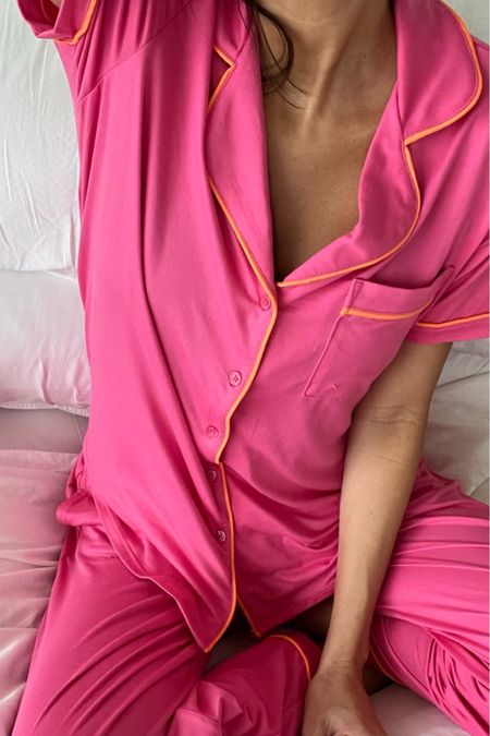 My favorite pajamas now come in pink - perfect for Valentines day! I’m wearing size small 🩷

Valentines pajamas; two piece pajamas; cute pajamas; gift for her; teen girl gift; Walmart; Christine Andrew 

#LTKfindsunder50 #LTKGiftGuide #LTKstyletip