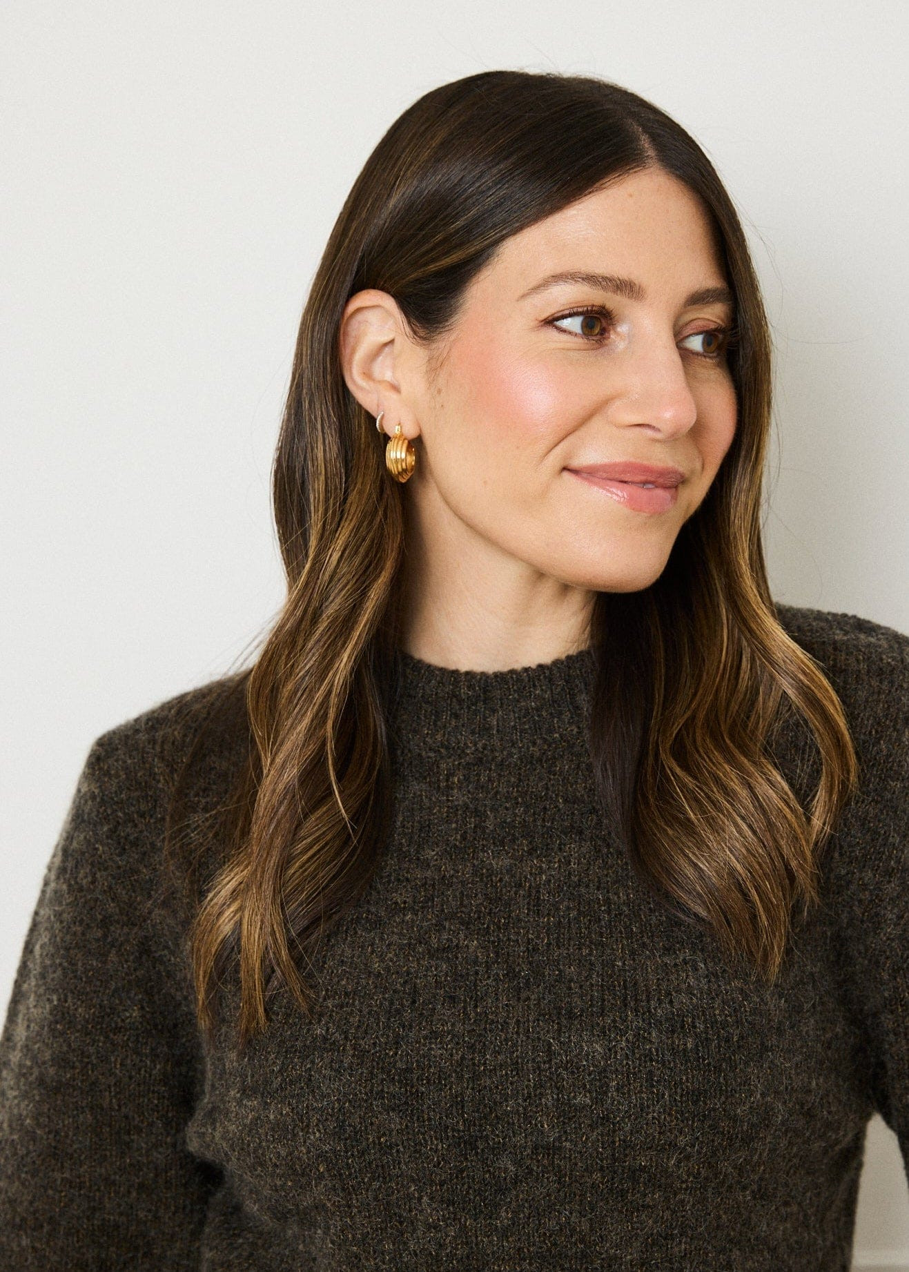 TEXTURED RIDGE EARRINGS - GOLD PLATED | WAT The Brand