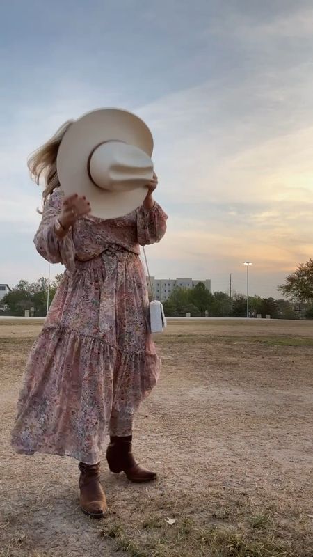Long dress western style ON SALE under $150 wearing  a small

Rodeo outfit  - western wear - houston rodeo 

#LTKSeasonal #LTKstyletip #LTKsalealert