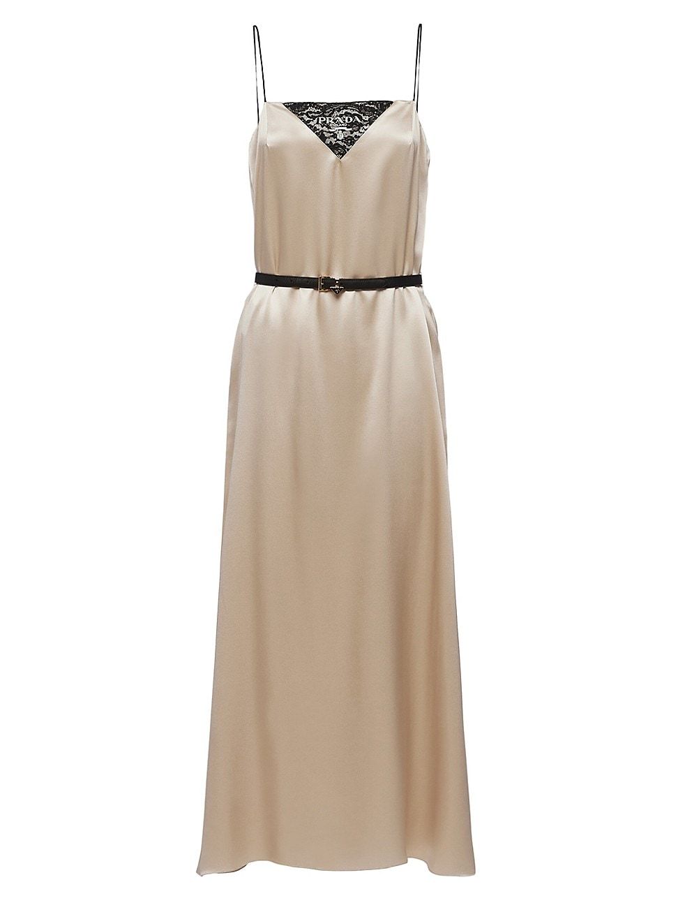 Women's Satin Crepe Slip Dress - Beige - Size 6 | Saks Fifth Avenue