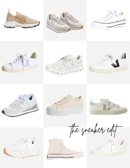 Sneakers for spring/summer, white sneakers 

#LTKshoecrush