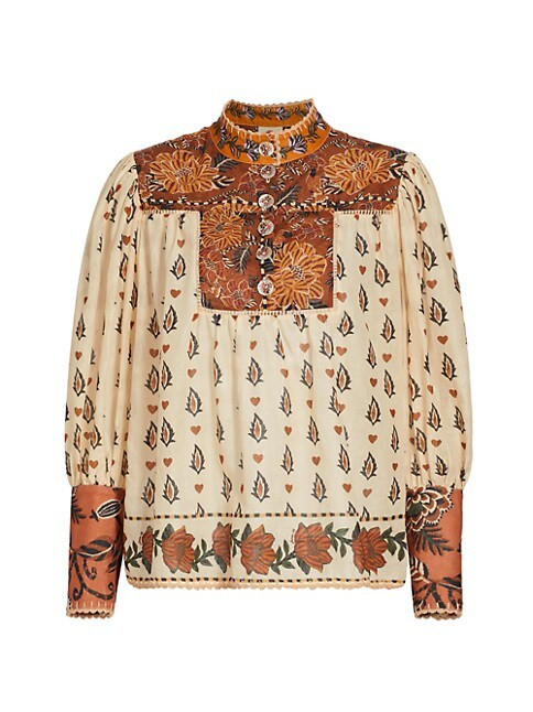 Ainika Cotton Floral Blouse | Saks Fifth Avenue