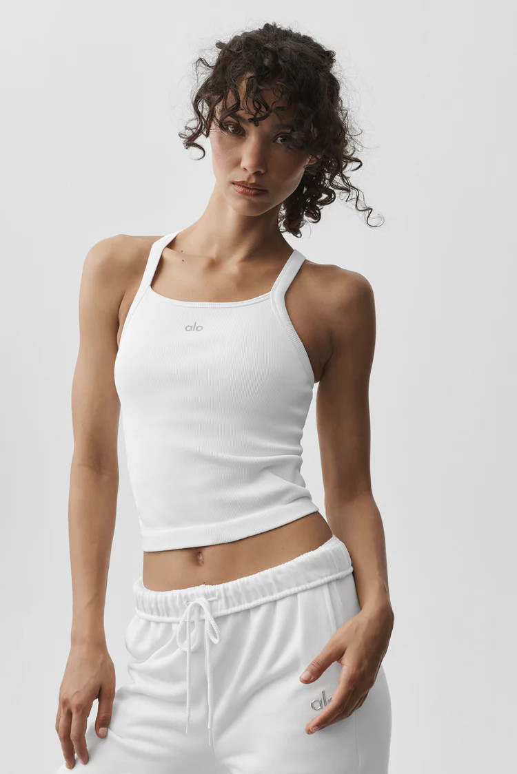 Seamless Ribbed Favorite Bra Tank | Alo Yoga