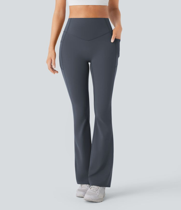 Women’s Halara UltraSculpt™ High Waisted Scrunch Butt Lifting Tummy Control Pocket Shaping Yo... | HALARA